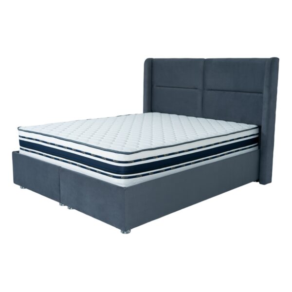 Saltea Super Ortopedica Lotus Memory Foam, 30 cm, Arcuri Bonell Hotel Support, Husă Detașabilă Deluxe, Reversibilă, Antialergică, Antibacteriană, Aerisire 3D AirFlow, Fabricată în România