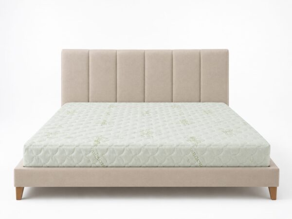 Saltea Aloe Vera Wellness Sleep, spumă poliuretanică, H19cm, husă detașabilă, tratament antibacterian, reversibilă, rulată și vidată. Mobila Mega